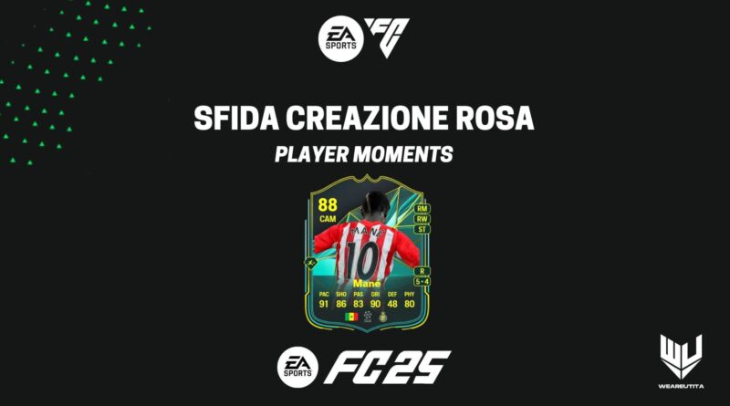 FC 25: Sadio Mané Momenti Giocatore SBC