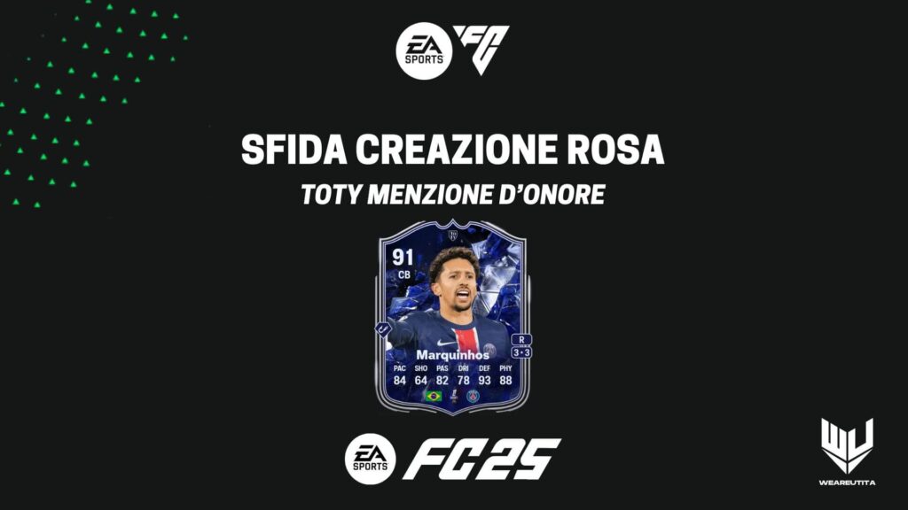 FC 25: Marquinhos TOTY Menzione d'Onore SBC