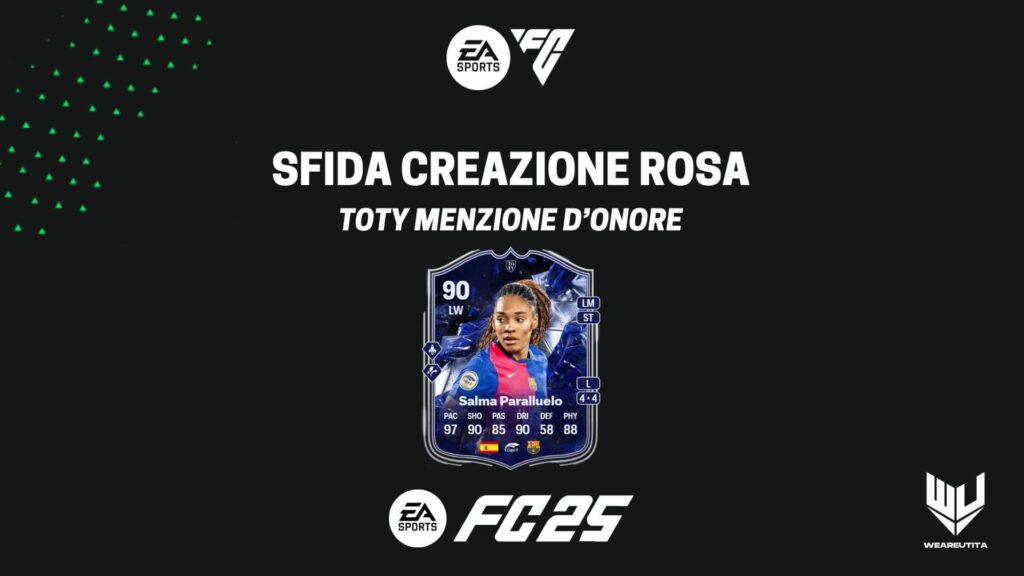 FC 25: Paralluelo TOTY Menzione d'Onore SBC