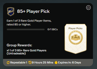 FC 25 TOTY: 85+ player pick SBC