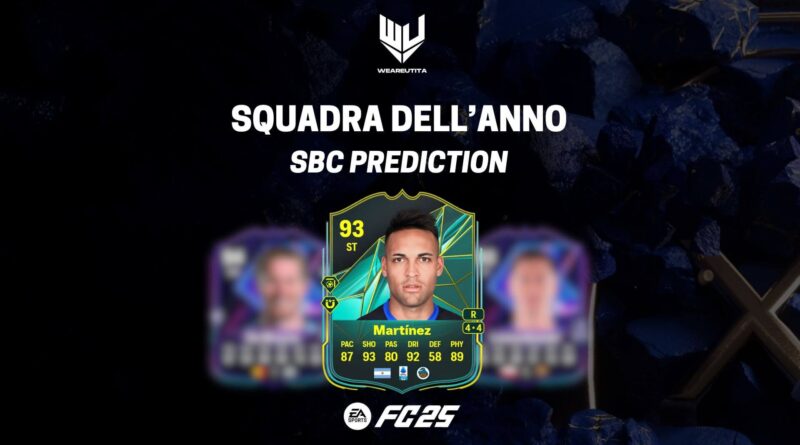FC 25: prediction TOTY flashback e moments SBC