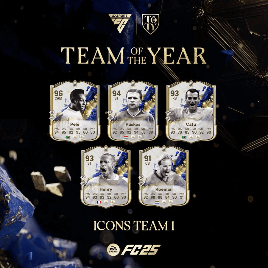 FC 25: TOTY Icon team 1