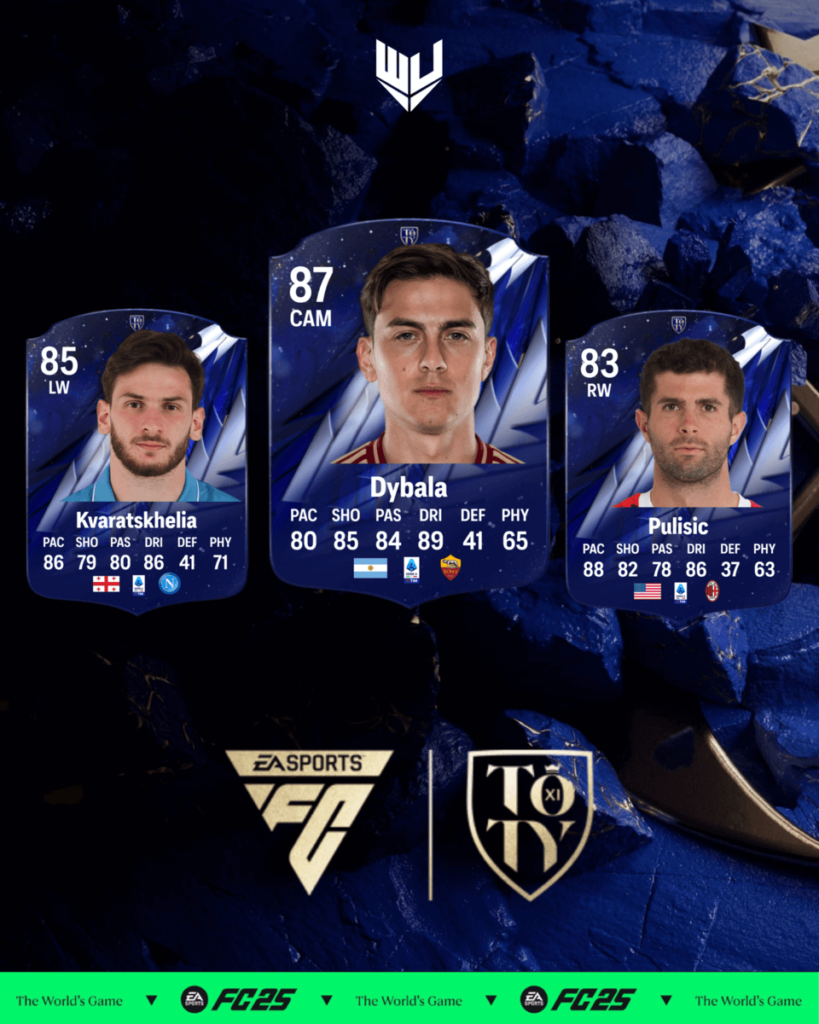 FC 25: candidati TOTY Serie A centrocampisti offensivi