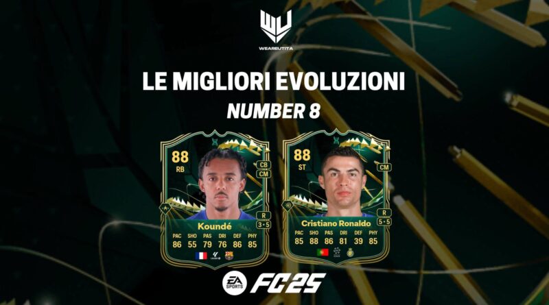 FC 25: le migliori evoluzioni Number 8