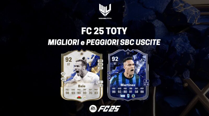 FC 25 TOTY: le migliori SCR della Squadra dell'Anno