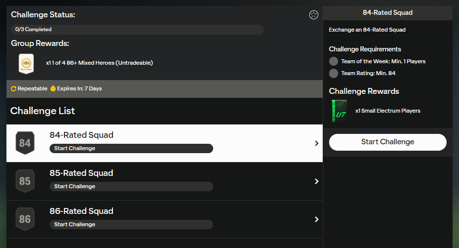 FC 25: requisiti SCR Eroe Misto 86+