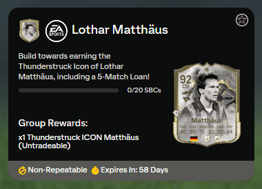 FC 25: requisiti SCR Matthaus Icona Tuono