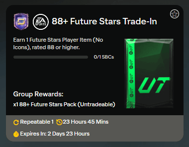 FC 25: 88+ Future Stars trade in SBC