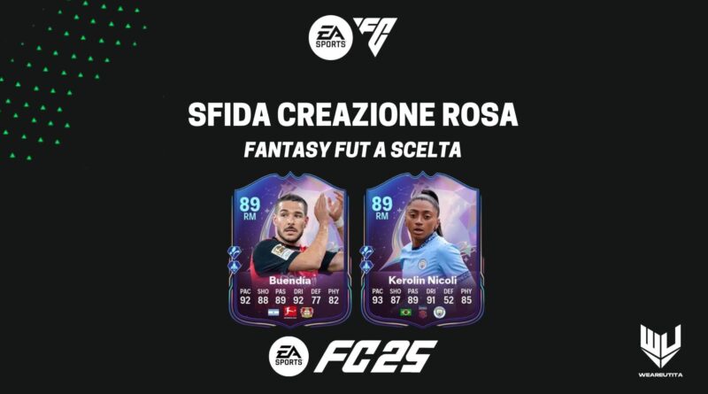 FC 25: Buendia o Nicoli Fantasy FUT SBC