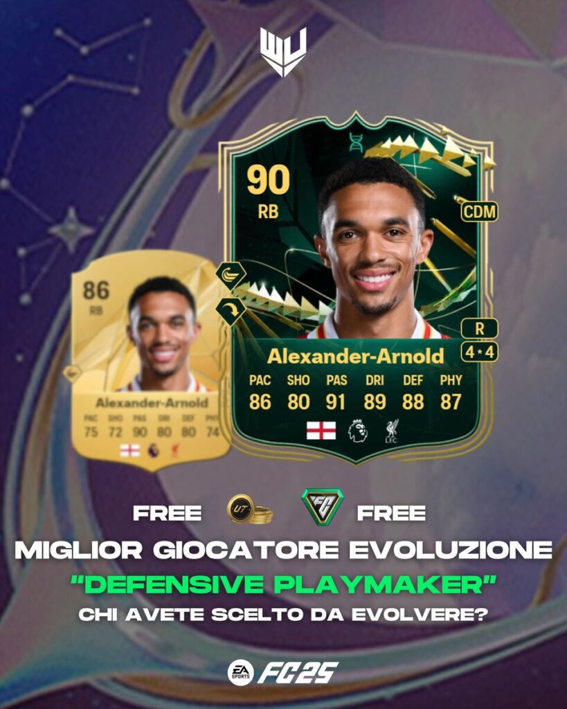 FC 25: evoluzione TD Alexander-Arnold Fanta FC