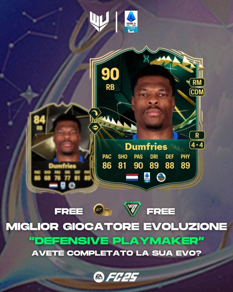 FC 25: evoluzione TD Dumfries Fanta FC