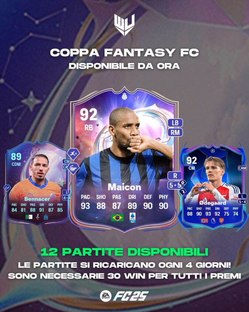 FC 25: premi Fantasy FUT cup