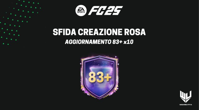 FC 25 Future Stars: SCR aggiornamento 83+ x10
