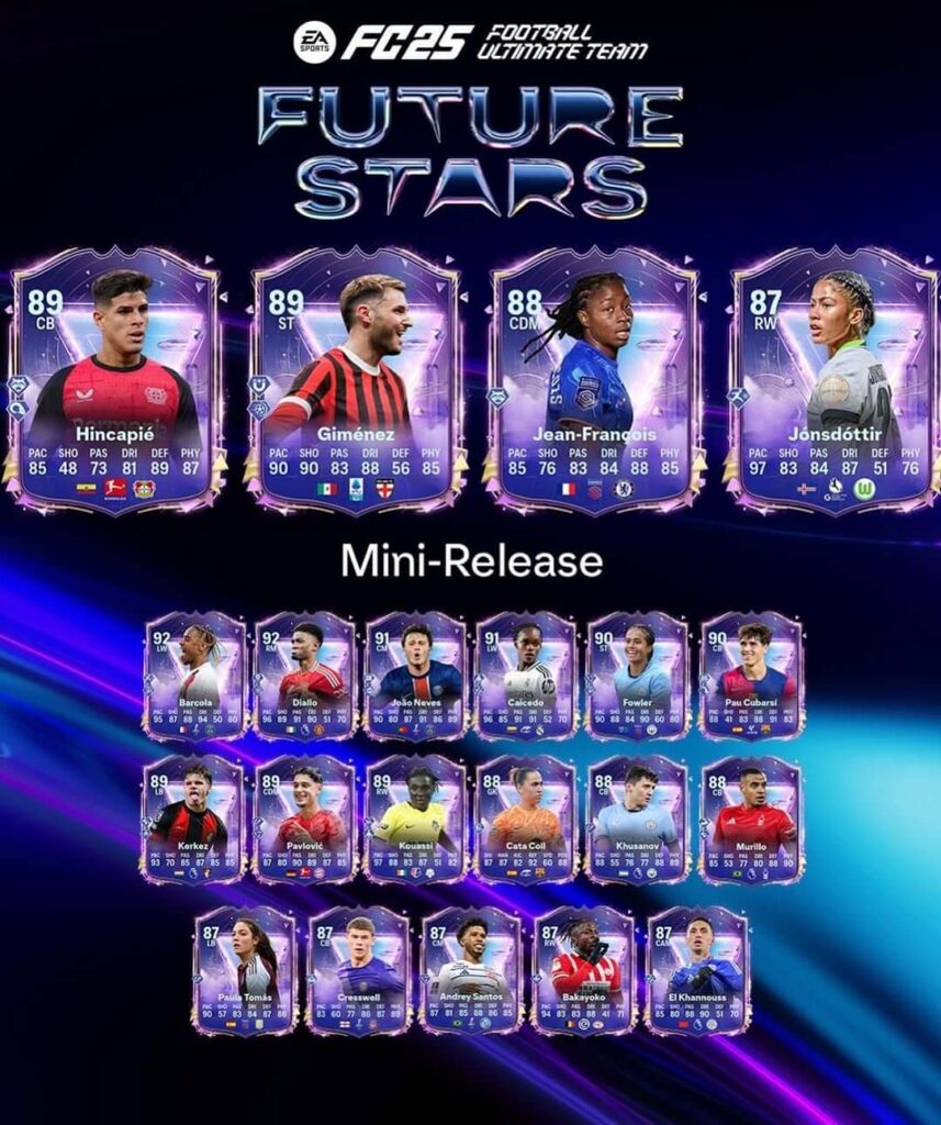 FC 25: Future Stars team 2 mini-release