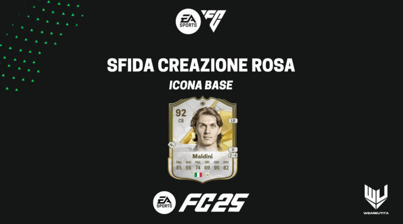 FC 25: Paolo Maldini icona base SBC