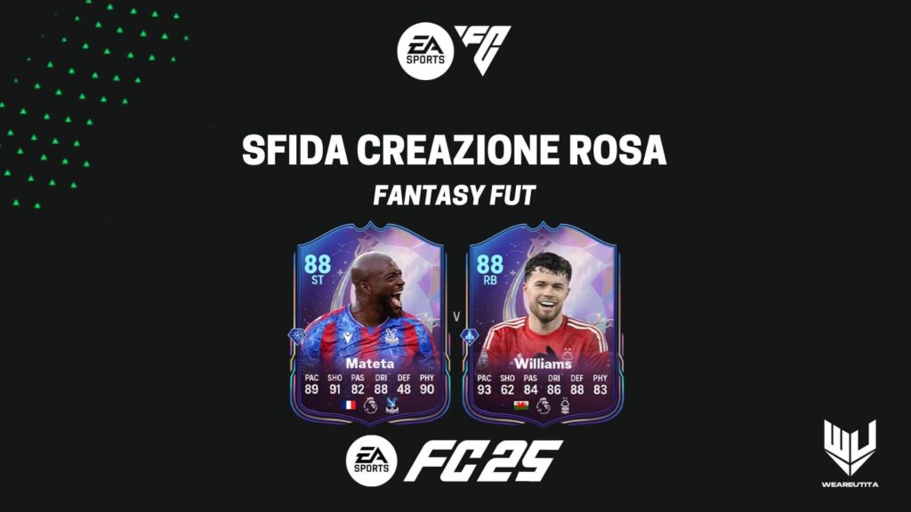 FC 25: Mateta e Williams Fantasy FUT SBC