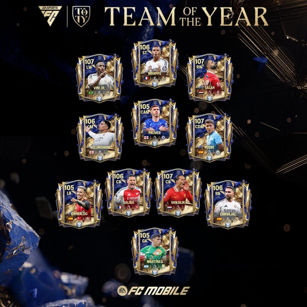 FC 25 Mobile: Team of the Year