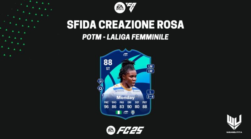 FC 25: Gift Monday POTM LaLiga F SBC