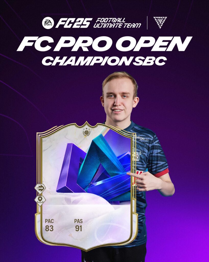 FC 25: Vejrgang FC PRO Open champions Icon SBC