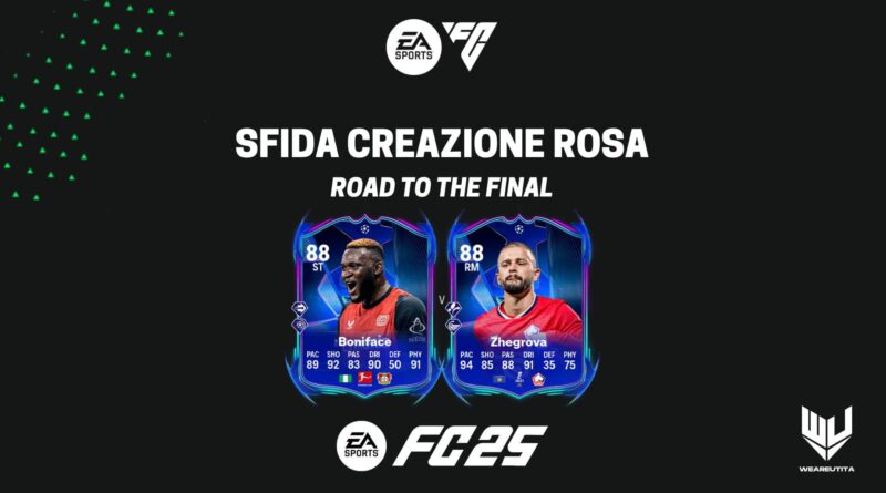 FC 25: Boniface e Zhegrova RTTF SBC