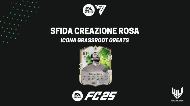 FC 25: Stoichkov Icona Grassroot Greats SBC