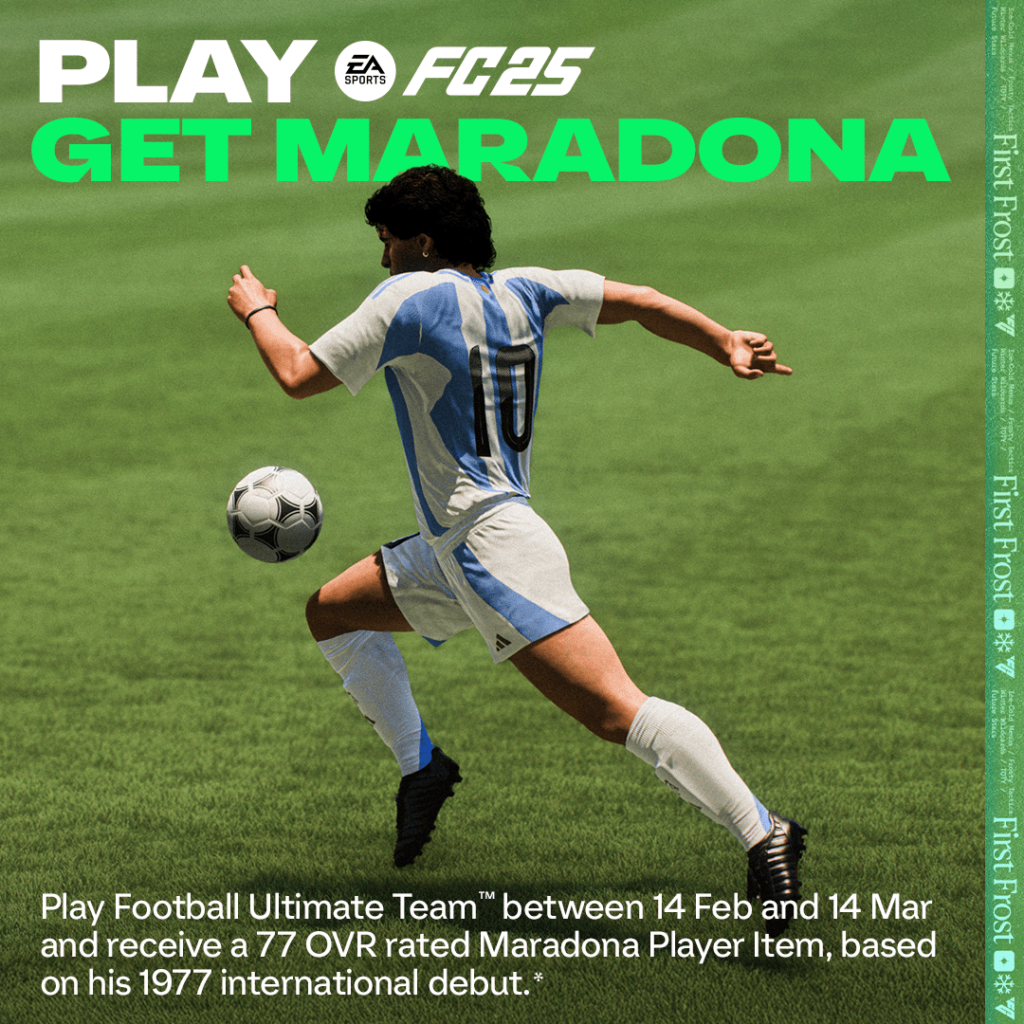 Gioca a FC 25 entro il 14 marzo per ottenere Maradona