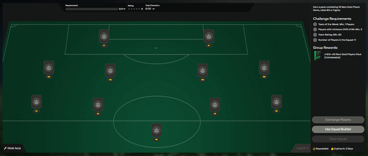 FC 25: requisiti SCR 83+ x10 Stelle del Futuro