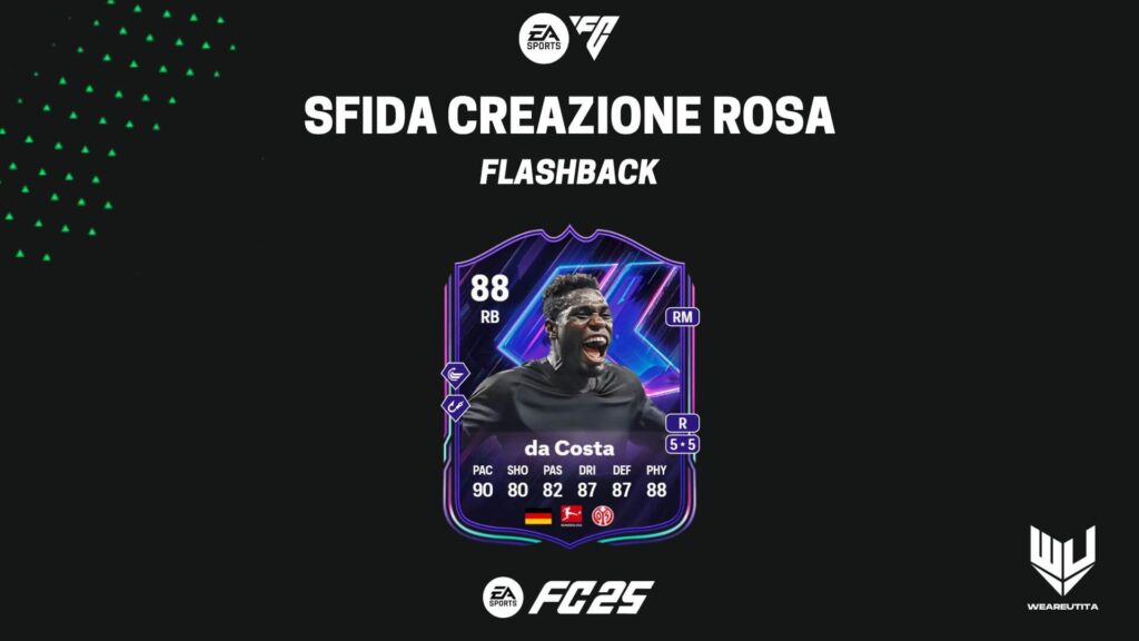 FC 25: Da Costa Flashback SBC