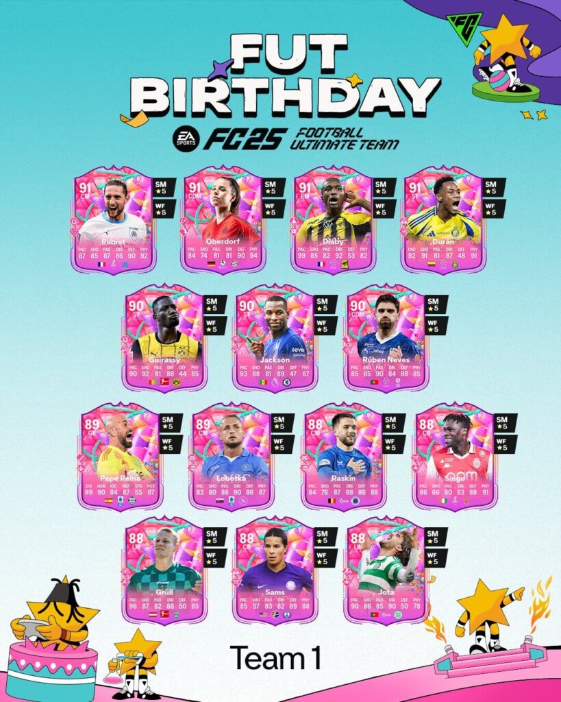 FC 25: FUT Birthday team 1