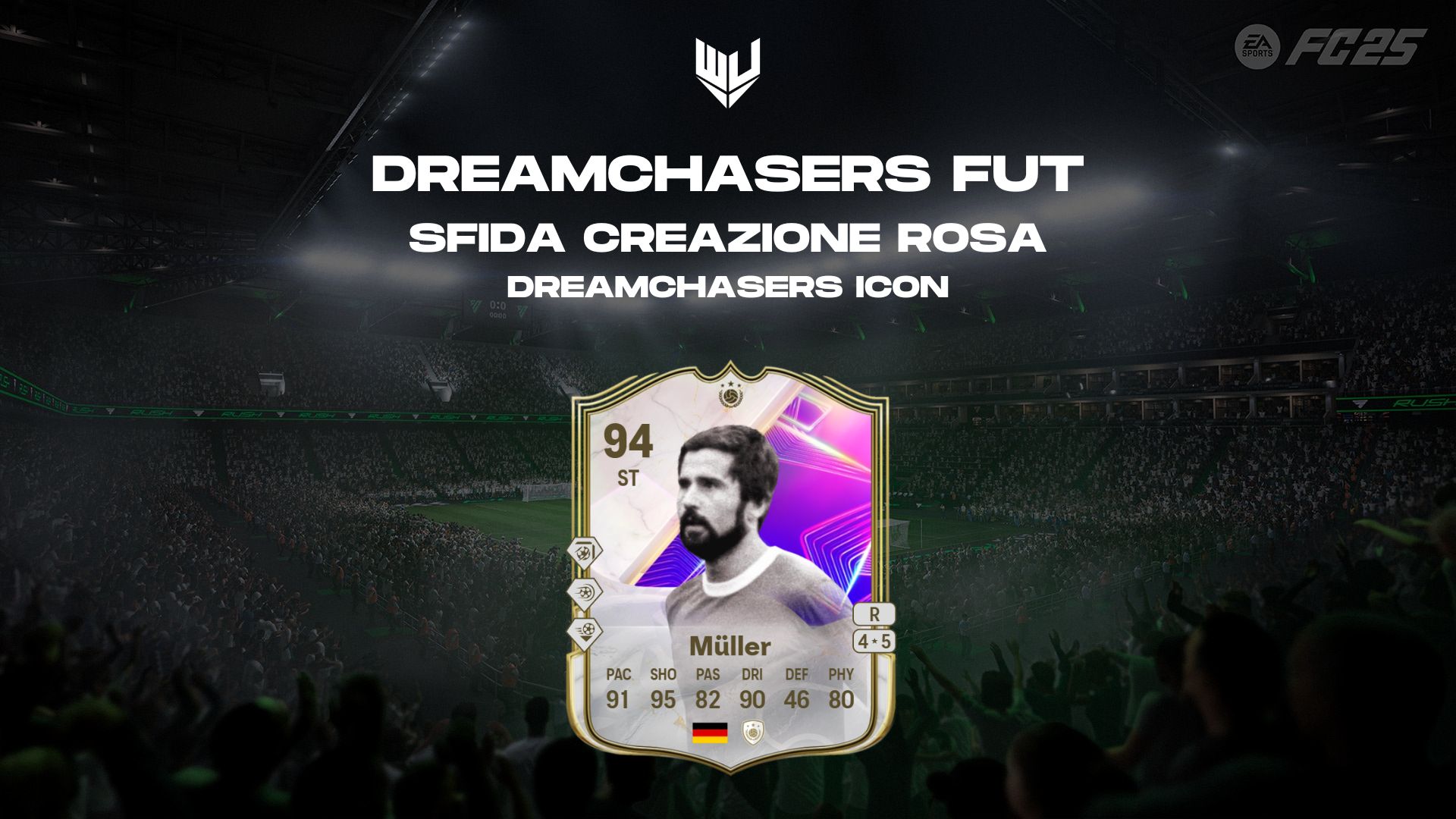 FC 25: Gerd Muller icona Dreamchasers SBC