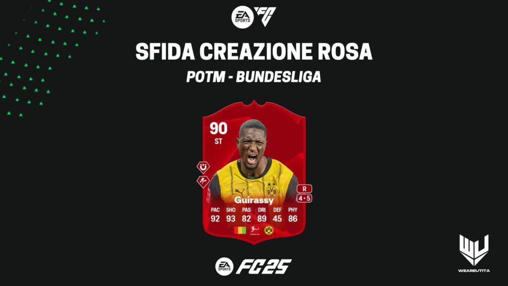 FC 25: Guirassy POTM Bundesliga SBC