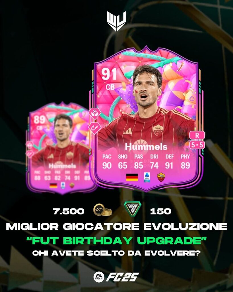 FC 25: Mats Hummels FUT Birthday upgrade evo