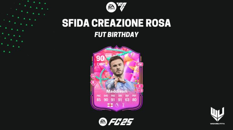 FC 25: Maddison FUT Birthday SBC