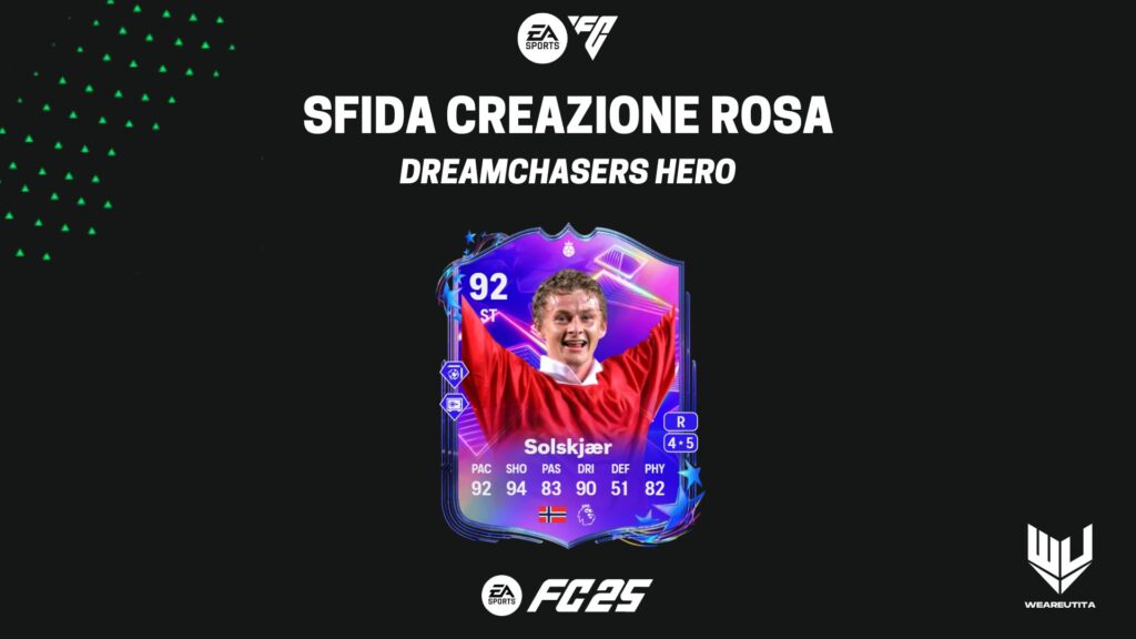 FC 25: Solskjaer Dreamchasers Hero SBC