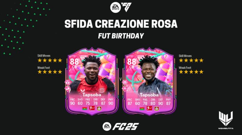FC 25: Tapsoba FUT Birthday SBC