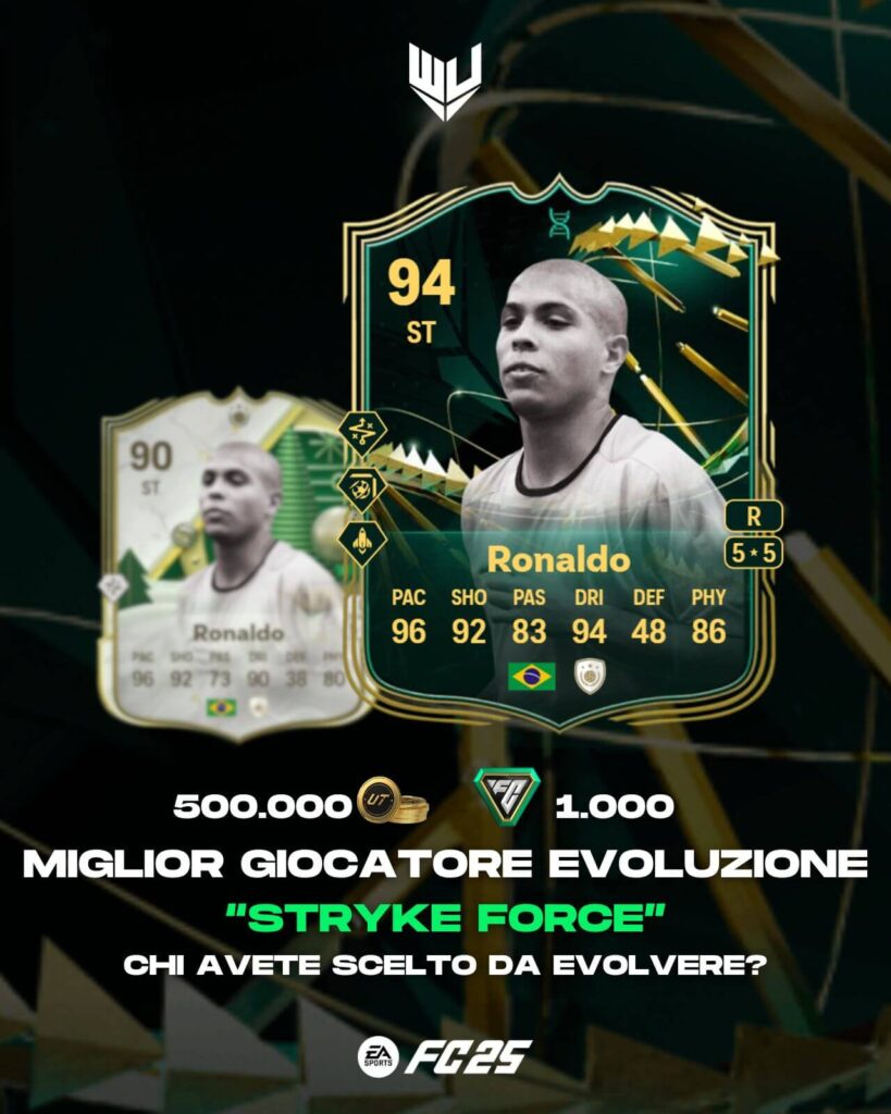FC 25: Ronaldo il Fenomeno evo 94 Strike Force