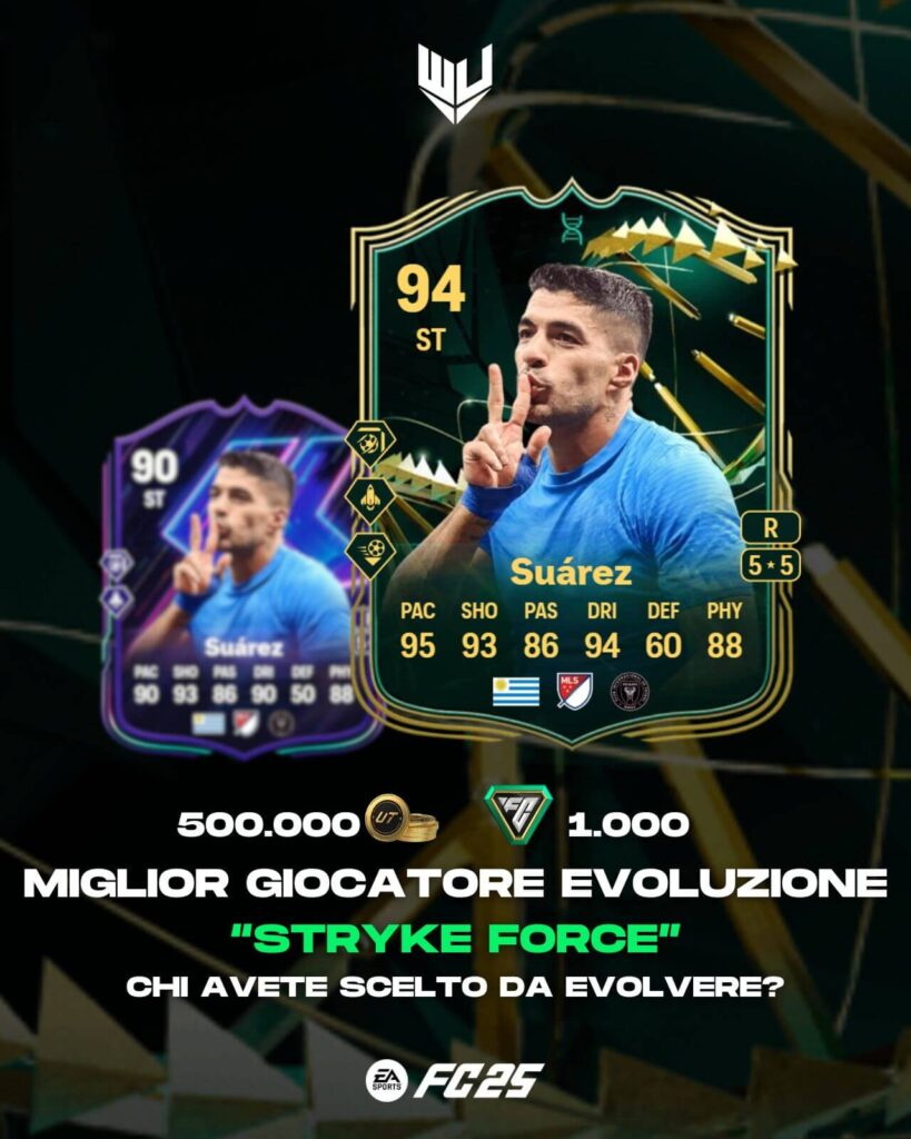 FC 25: Luis Suarez evo 94 Strike Force