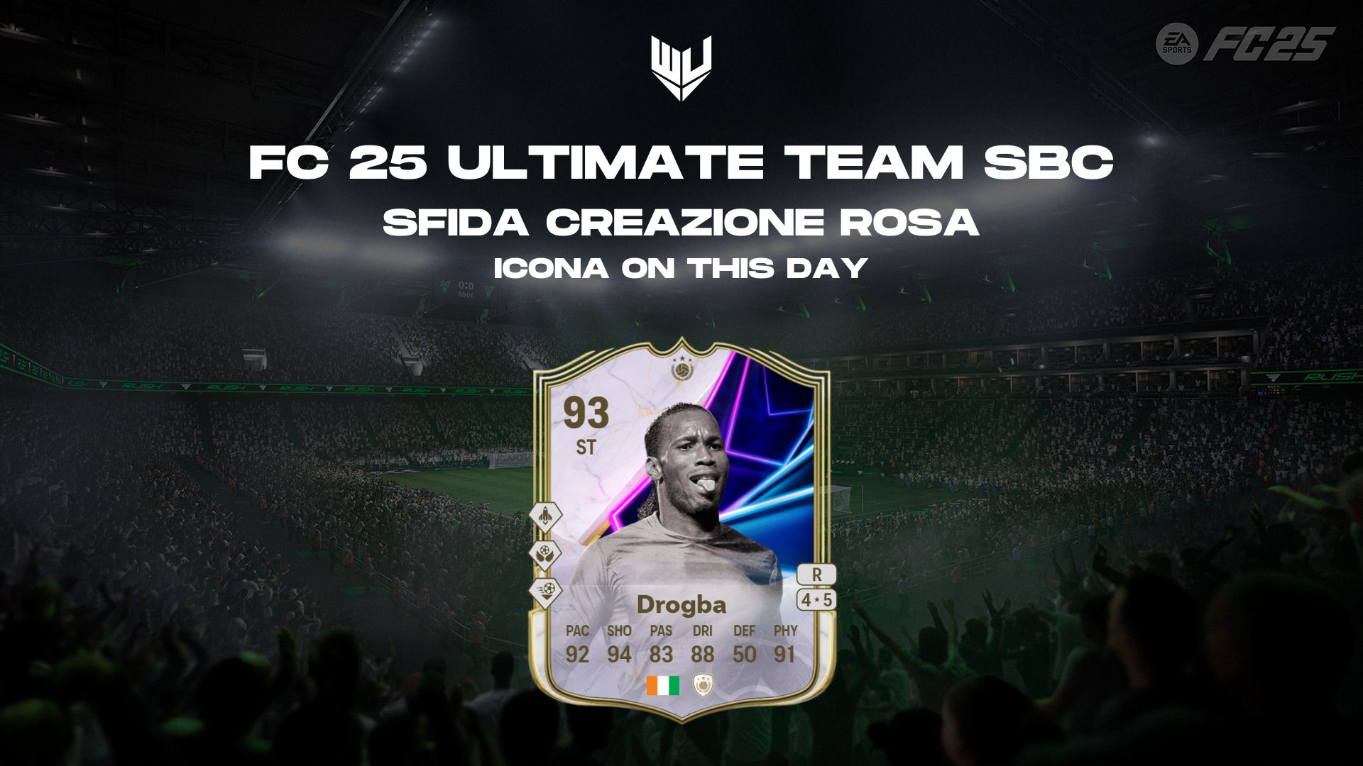 FC 25: Drogba On this Day Icon SBC