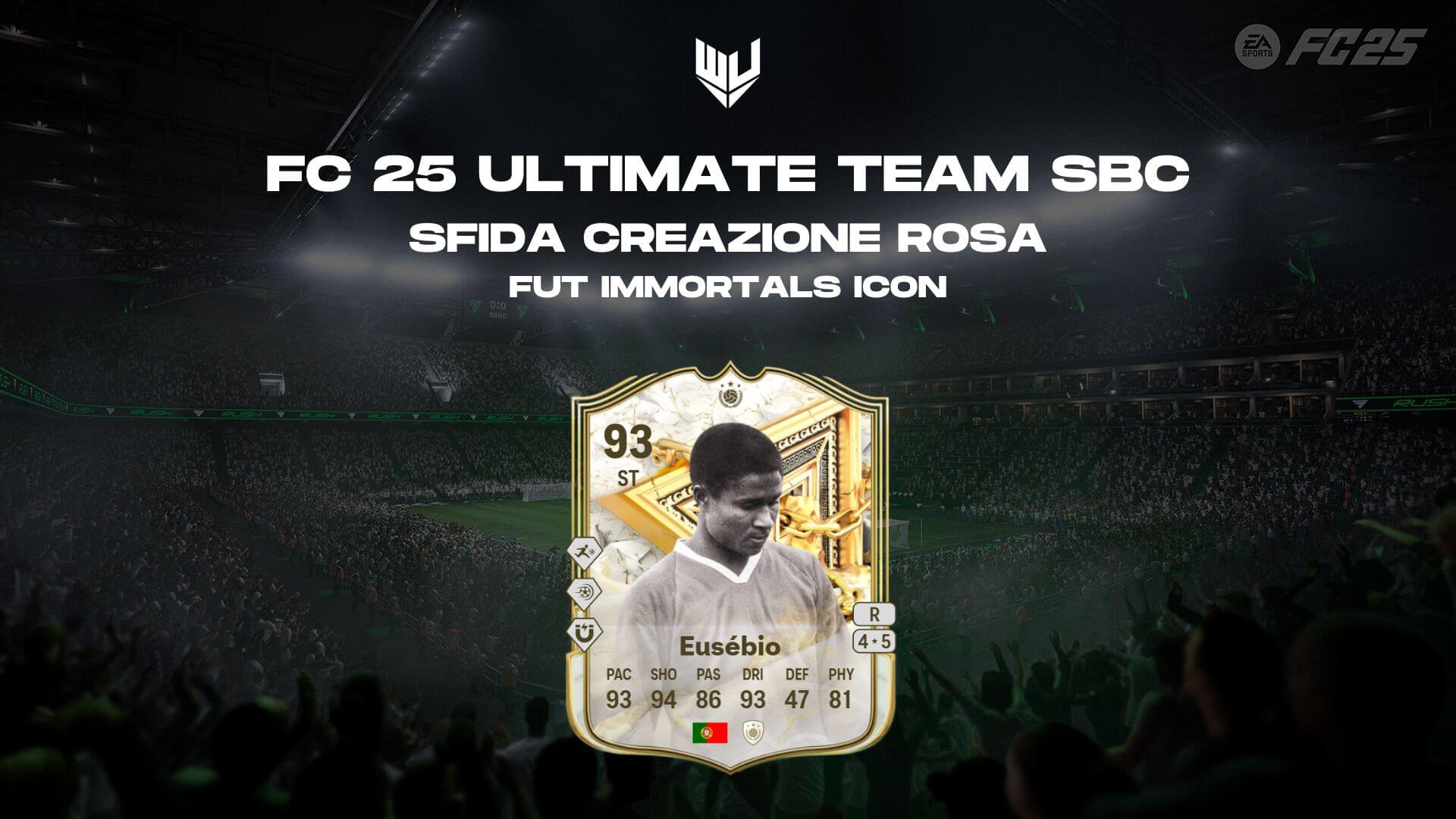 FC 25: Eusebio FUT Immortals Icon SBC