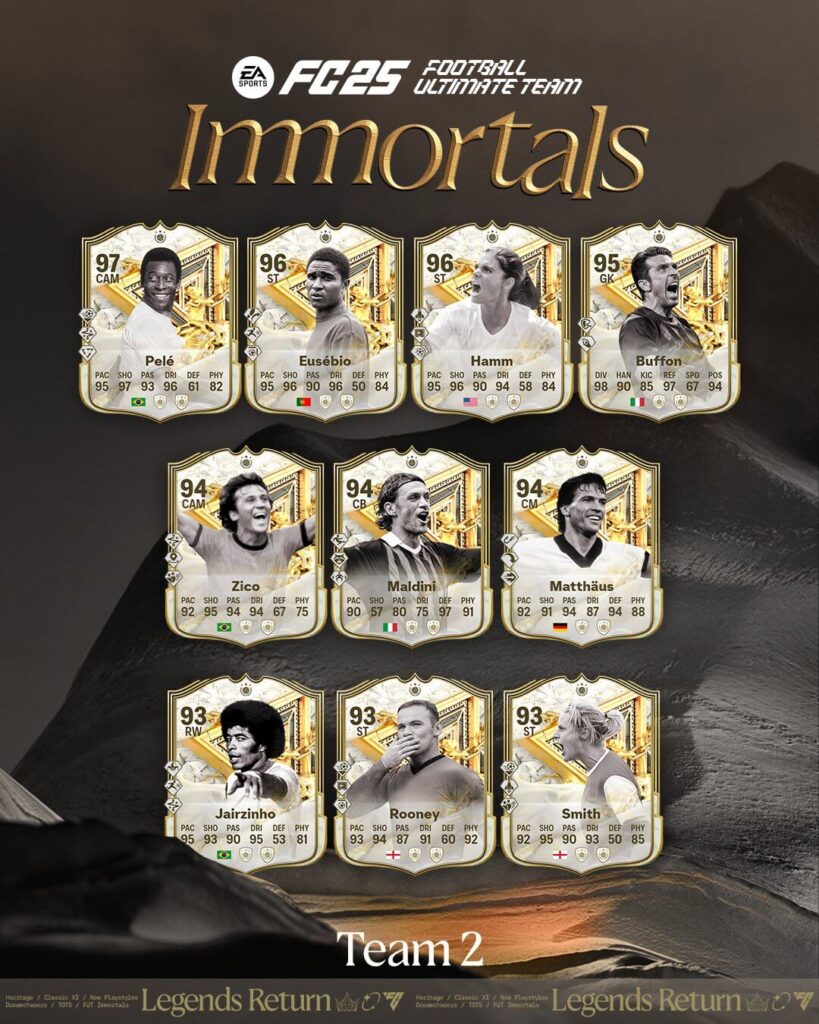 FC 25: FUT Immortals team 2