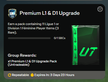 FC 25: Ligue 1 e D1 Arkema Premium upgrade