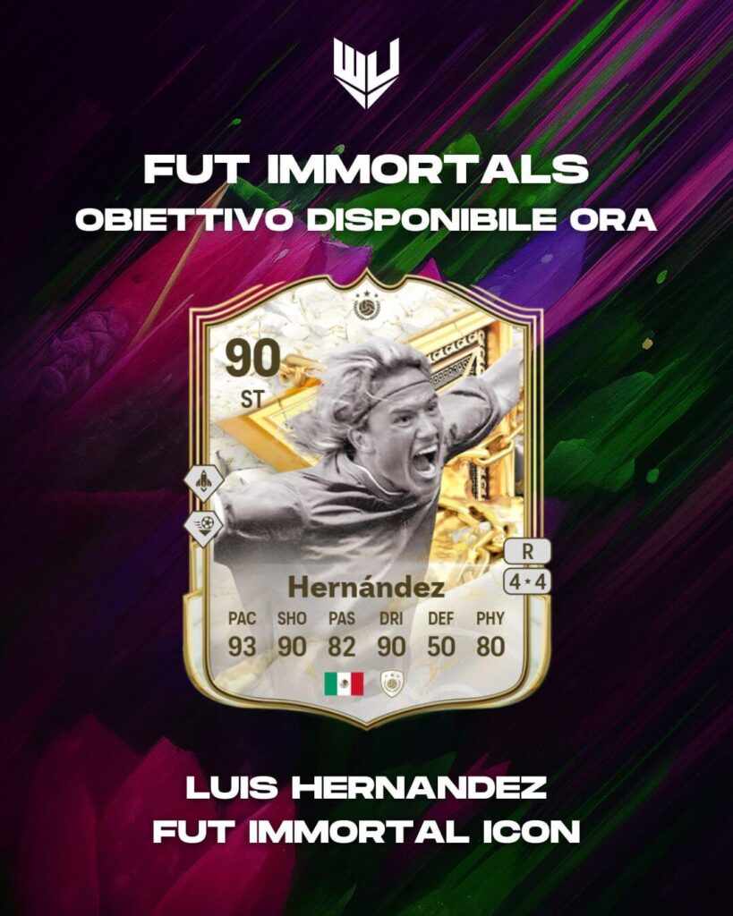 FC 25: Luis Hernandez FUT Immortals Icon obiettivo