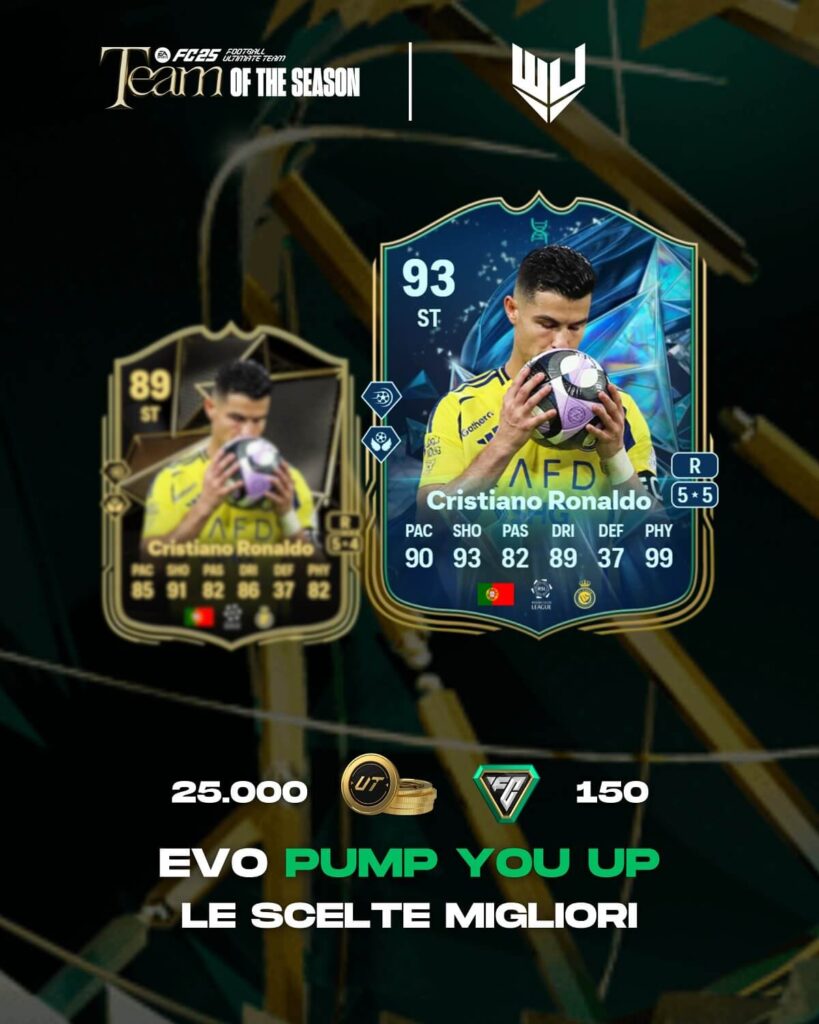 FC 25 Warm-Up TOTS: Pump You Up CR7 evo