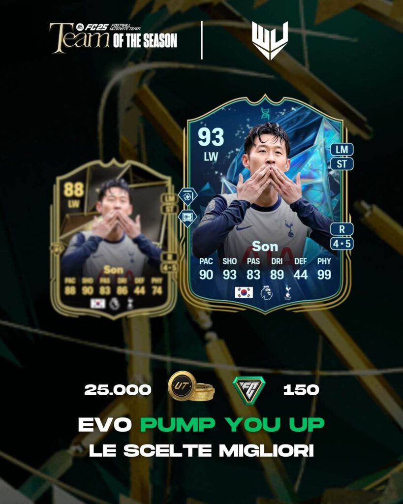 FC 25 Warm-Up TOTS: Pump You Up Heung Min Son evo