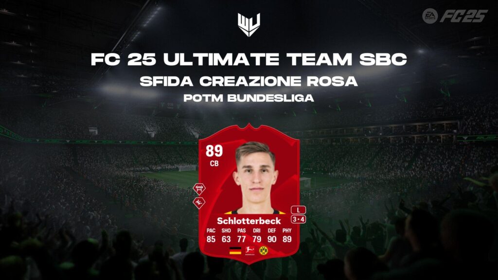 FC 25: Schlotterbeck POTM SBC