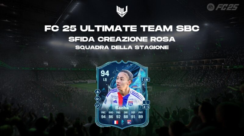 FC 25: Selma Bacha TOTS SBC