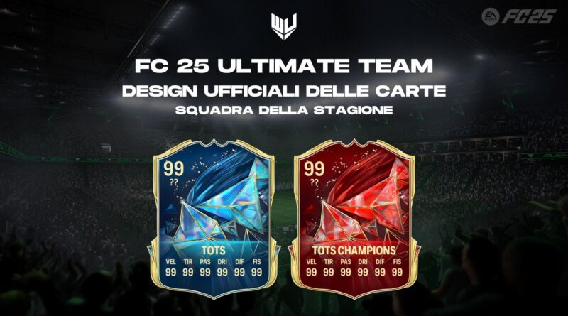 FC 25: i design ufficiali delle carte TOTS