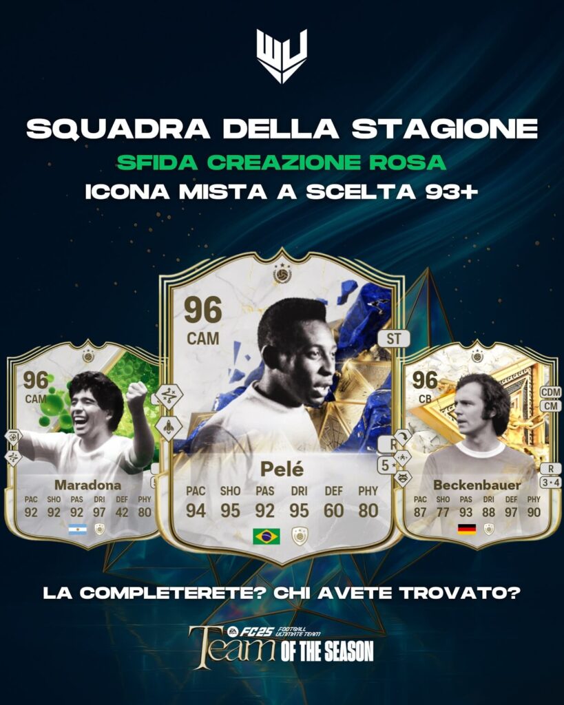 FC 25 TOTS: 93+ Pick Icon SBC