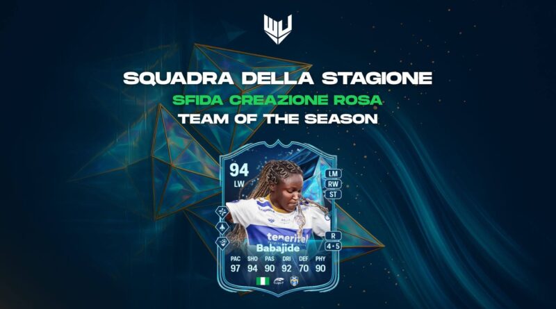 FC 25: Babajide TOTS SBC