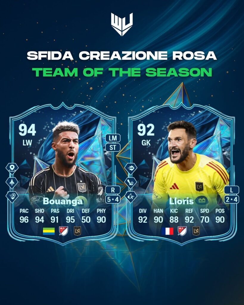 FC 25: Bouanga e Lloris TOTS SBC